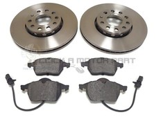 SET 2 DISCHI E PASTIGLIE FRENO ANTERIORI VOLKSWAGEN VW PASSAT 2.5 TDi 2000-2005 NUOVI