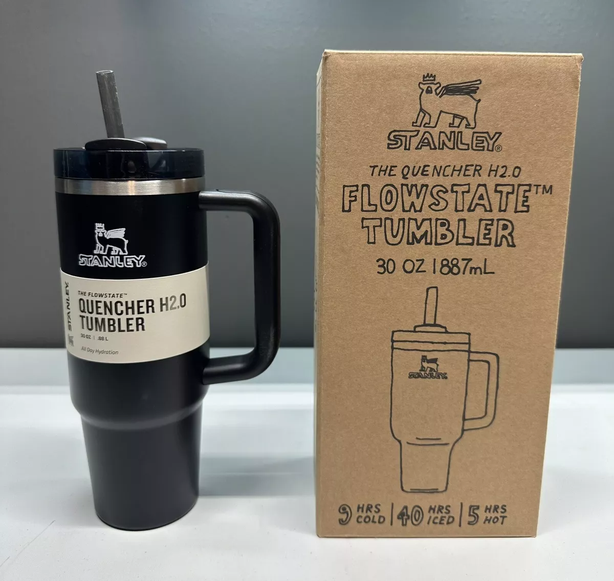 Naijel Graph Stanley Cup Tumbler Black Quencher H2.0 Flowstate 30 Naijel Graph Stanley Cup Tumbler Black Quencher H2.0 Flowstate 30