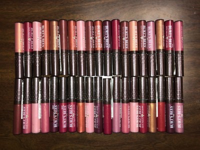 BURT'S BEES LIP COLOR NATURAL LIP GLOSS ~ YOU CHOOSE NEW SEALED burts