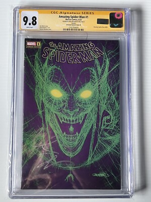 Amazing Spider-Man #1 Signed By Willem Dafoe 9.8 CGC Gleason