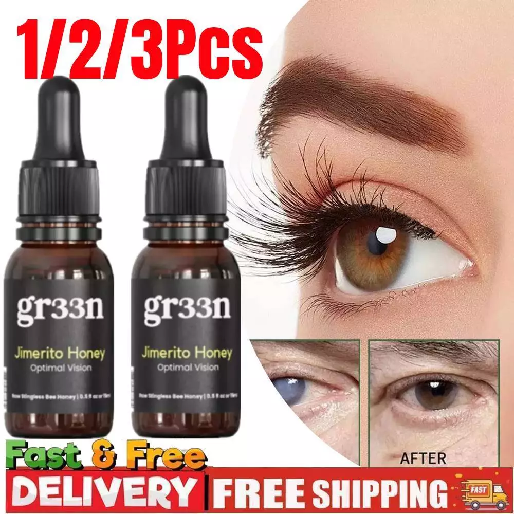 1/2/3GR33N Jimerito Honey for Eye, GR33N Jimerito Honey Eye Drops For Eye Health