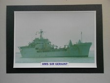 NAVAL PRINT-HMS SIR GERAINT(1967) LOGISTIC LANDING SHIP