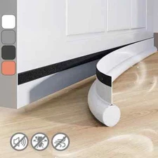 Door Draft Stopper Bottom Seal Strip Foam Weather Blocker for Noise and Cold