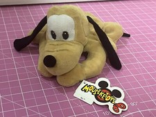 Disney Mouseketoys Pluto Christmas Reindeer Antlers 9 In Plush Bean Bag Toy NWT