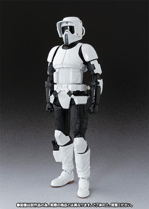 S.H.Figuarts Star Wars Scout Trooper Speeder Bike Action