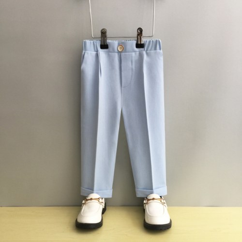 Child Formal Dress Suit Boys Birthday Costume Kids Jacket Pants Bowtie Clothes - Picture 6 of 42