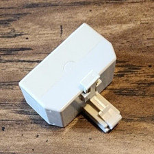 RJ11 3 Way Telephone Phone Line Splitter Adapter Connector Modular Ivory 6P4C