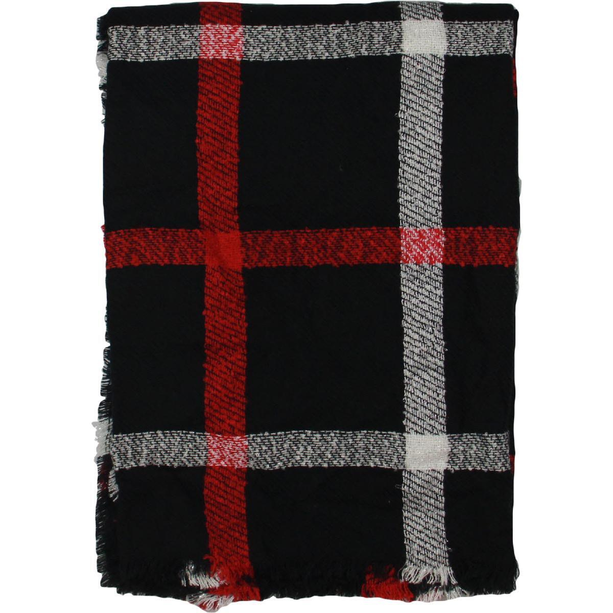 Коллекция Eighteen Womens Black Metallic Теплая модная накидка O/S BHFO 7544