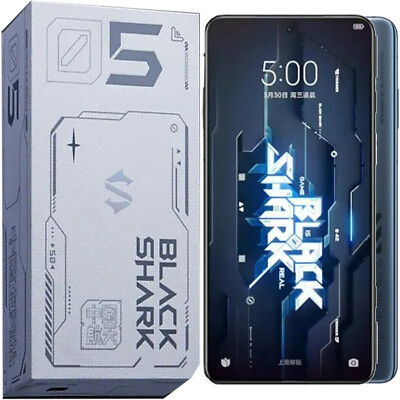 NEW Black Shark 5 5G Explorer Grey 128GB + 8GB Dual SIM Factory Unlocked GSM