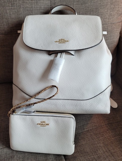 Coach Elle Backpack Purse Grey Birch 