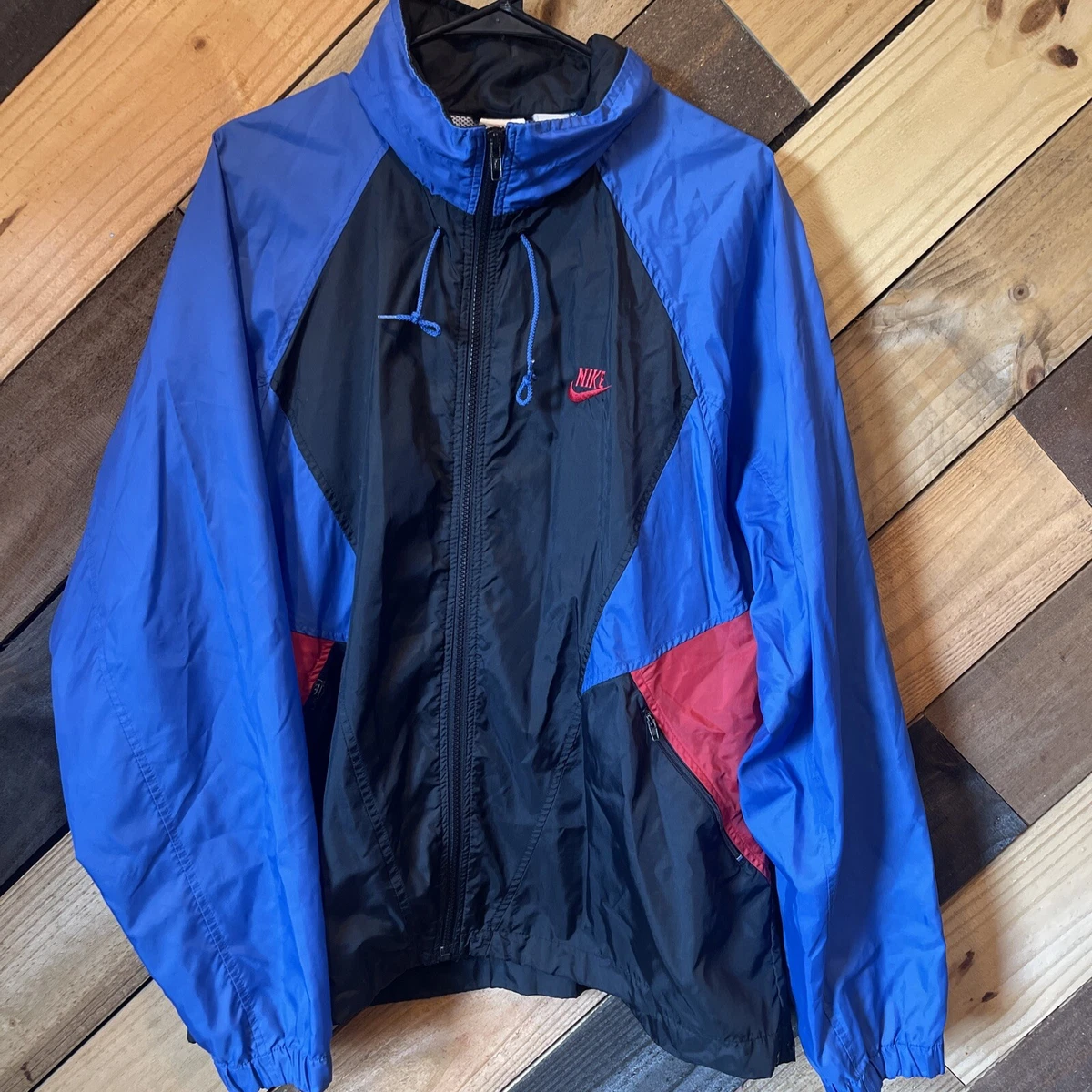 Red black and blue nike best sale windbreaker
