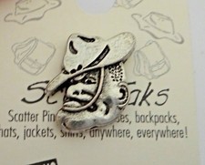 Pewter 17x16mm Texas A M University ATM Aggie Ole Sarge Skat Tie Tack Lapel Pin 