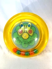 Gabriel Busy Bubble Vintage 1975 Toy Spinning Balls Baby Toddler Yellow Kohner