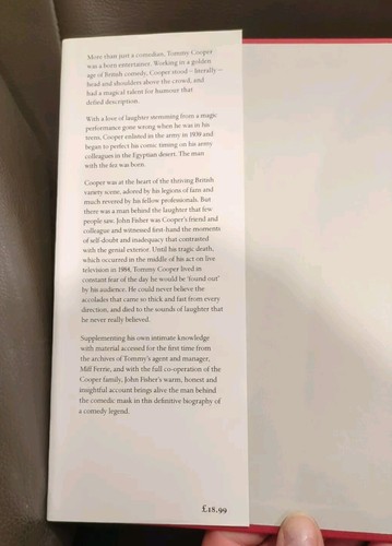 Tommy Cooper Always Leave Them Laughing by John Fisher HCDJ 2006 1st Edition - Picture 11 of 13