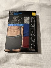 NWT 3PK MENS STARTER BOXER BRIEFS Size Large ...