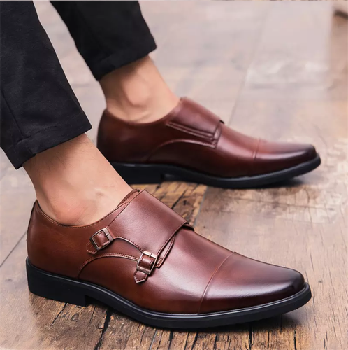 Mens Monk Businesss Formal Work Oxfords 