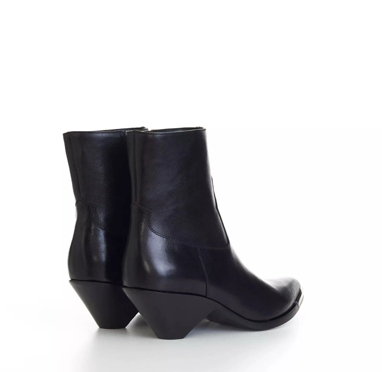 Stivaletto uomo CELINE con cerniera e punta in metallo taglia 41