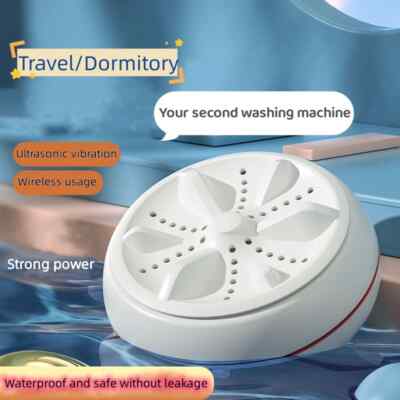 Mini Washing Machine USB Rotating Turbine Portable Washing Machine For Clothes.