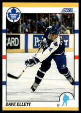 1990-91 Score Rookie & Traded DAVE ELLETT #67T Maple Leafs FREE Ship!