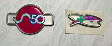 Piaggio Zip 50 Embleme Set original Aufkleber Badge 90er Roller selten