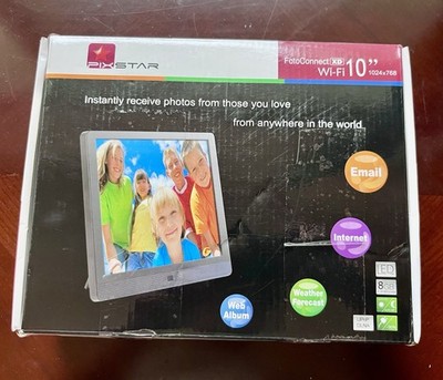 NEW OPEN BOX - PixStar FotoConnect Digital Frame - WiFi 10'' - 1024 x 768 (8 GB)
