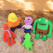 Smiling Friends Plush Toys, Pim, Glep, Charlie, Allan & Mr Frog Stuffed 15-25cm