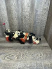 Vintage 1938 Fisher Price Snoopy Sniffer Dog Wooden Pull Toy Works# 180