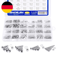 880Pcs M2 M3 M4 M5 Edelstah Schrauben Schrauben Muttern Und Unterlegscheiben Sor