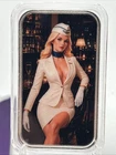 Bullion Baddies Takeoff Trixie 1oz .999 Silver Colorized Bar With COA