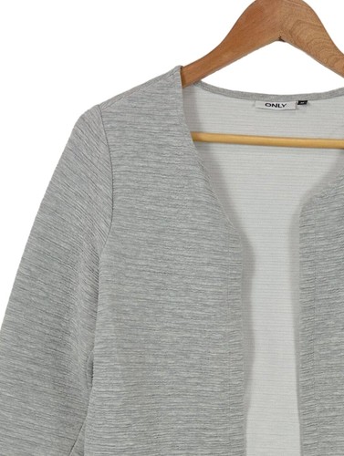ONLY Cárdigan Mujeres Chaqueta Talla EU 38 gris claro look casual - Imagen 3 de 5