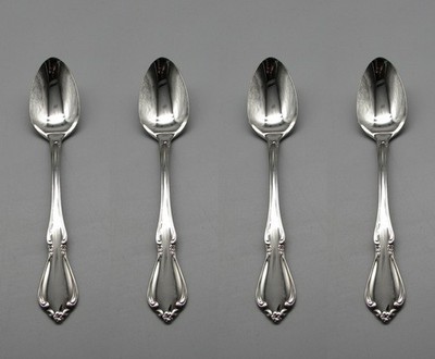 Oneida Stainless CHATEAU Teaspoons COMMUNITY USA Set of FOUR *