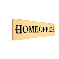 Holzschild 10X27 Cm Homeoffice Beruf Arbeit Deko Geschenk Holz Schild