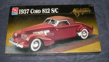 New & Sealed AMT ERTL 1937 Cord 812 S/C Classic Masterpiece 8127 Model Kit