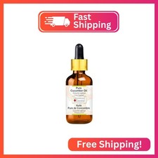 Greenwood Essential Cucumber Oil Cucumis sativus with Glass Dropper Cold Pre