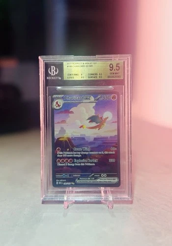 Pokémon Scarlet & Violet 151 - Charizard EX 199/165 SIR  BGS 9.5