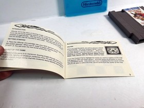 Whomp 'Em (Nintendo NES, 1991) TESTED PERFECT W/ Manual & Blue Nintendo Case