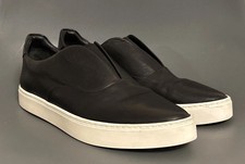 Vince Galia Black Leather Slip-On Sneaker Shoe Women's US 6.5/EU 36.5 M 225