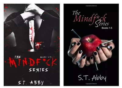 The Mindfuck Series apple cover by ST.Abby & The Mindfuck knife cover 2 book Set