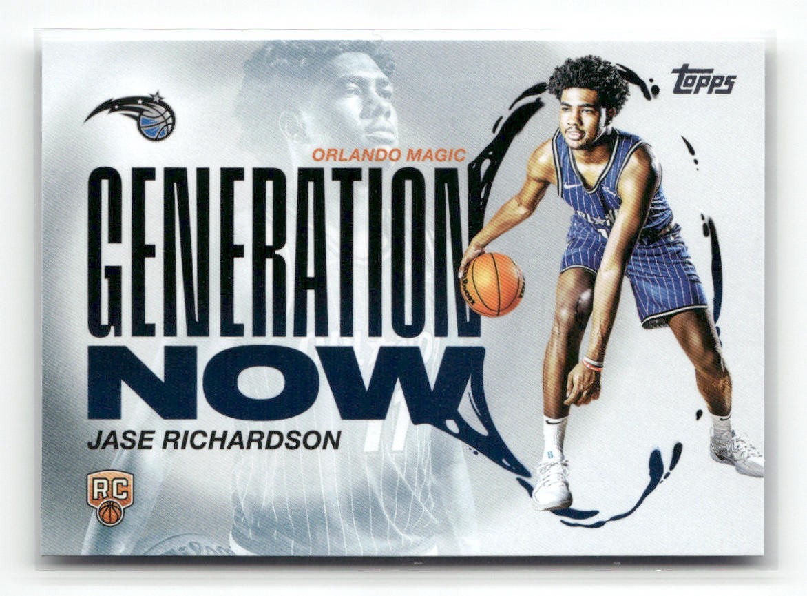 2025-26 Topps Jase Richardson RC Generation Now #GN-25 Orlando Magic