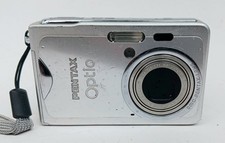 Pentax Digital Camera Optio S7 7.0MP Silver Parts or Repair Only Vintage