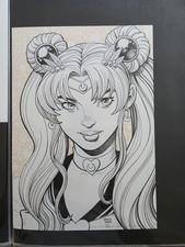 Sailor Moon 9 x 12 by Arthur Adams Original Art Sketch | eBay US