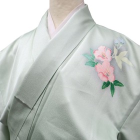Japanese Vintage Kimono Tsukesage Silk Floral Made in Japan eb-1998