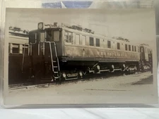 1933 PRR Pennsylvania Railroad Locomotive RPPC Paoli PA Electric Train Osborne 3