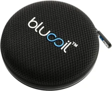 Blucoil 3.25" Portable Hard Case for Earphones, Earbuds, in-Ear Monitors