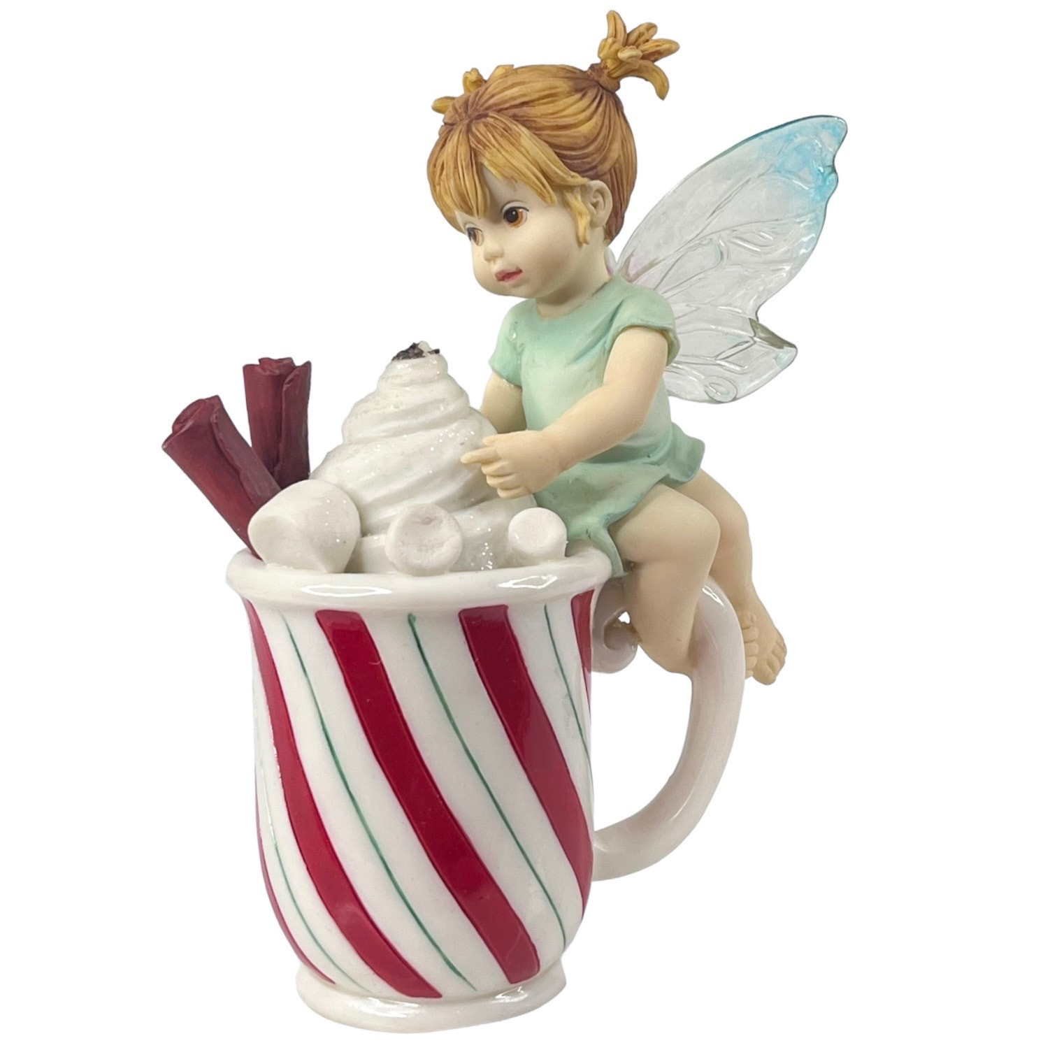 My Little Kitchen Fairies HOT CHOCOLATE FAIRIE Figurine Christmas Cocoa Fairy