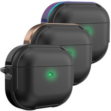 For AirPods 3 Earphone Shockproof Case Earbud Rugged Cover With Keychain Clip