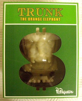 Trunk - The Orange Elephant - Ron English - Popaganda - GID - Glow In the Dark