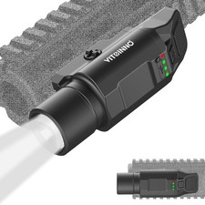 1500 Lumen Tactical Flashlight is Compatiable with Picatinny Rail for Rifle, ...