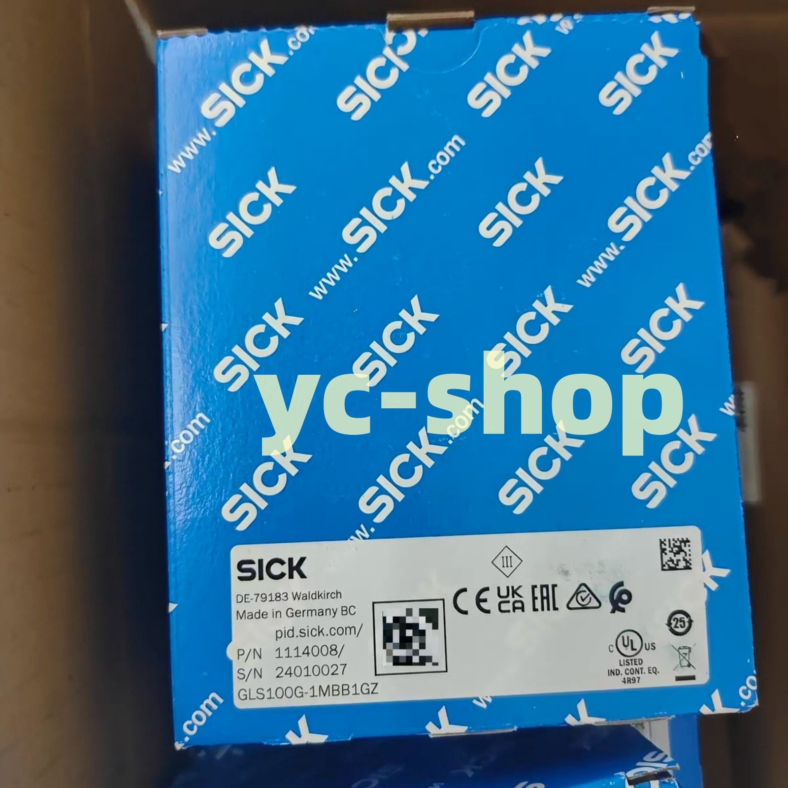 1PC New Sick GLS100G-1MBB1GZ Photoelectric sensor Fast vie FedEx or DHL*c