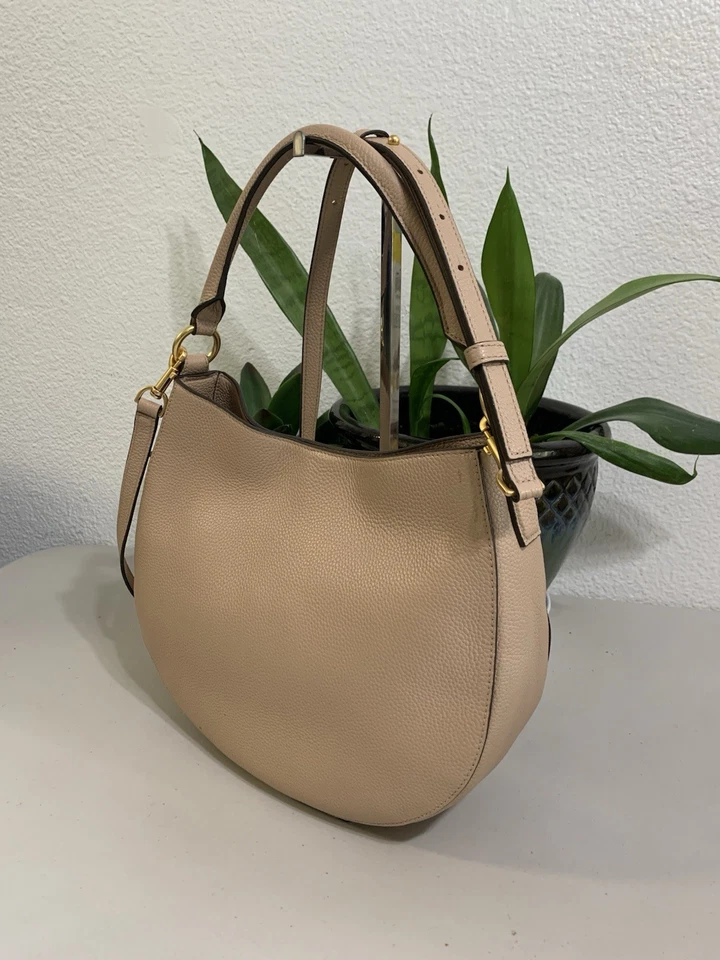 Сумка через плечо TORY BURCH Hobo или через плечо розовая кожа (в отличном состоянии) 11X9 - Изображение 4 из 4